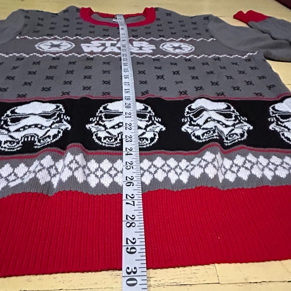Star Wars Stormtrooper Sweater Pullover. Cotton Blend, Size XL - Picture 4 of 6